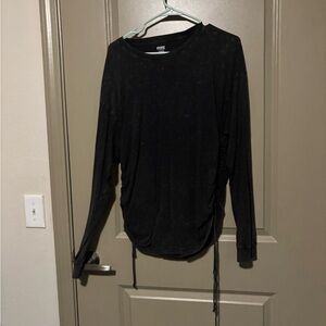 PINK Victoria's Secret Black Long Sleeve Top
